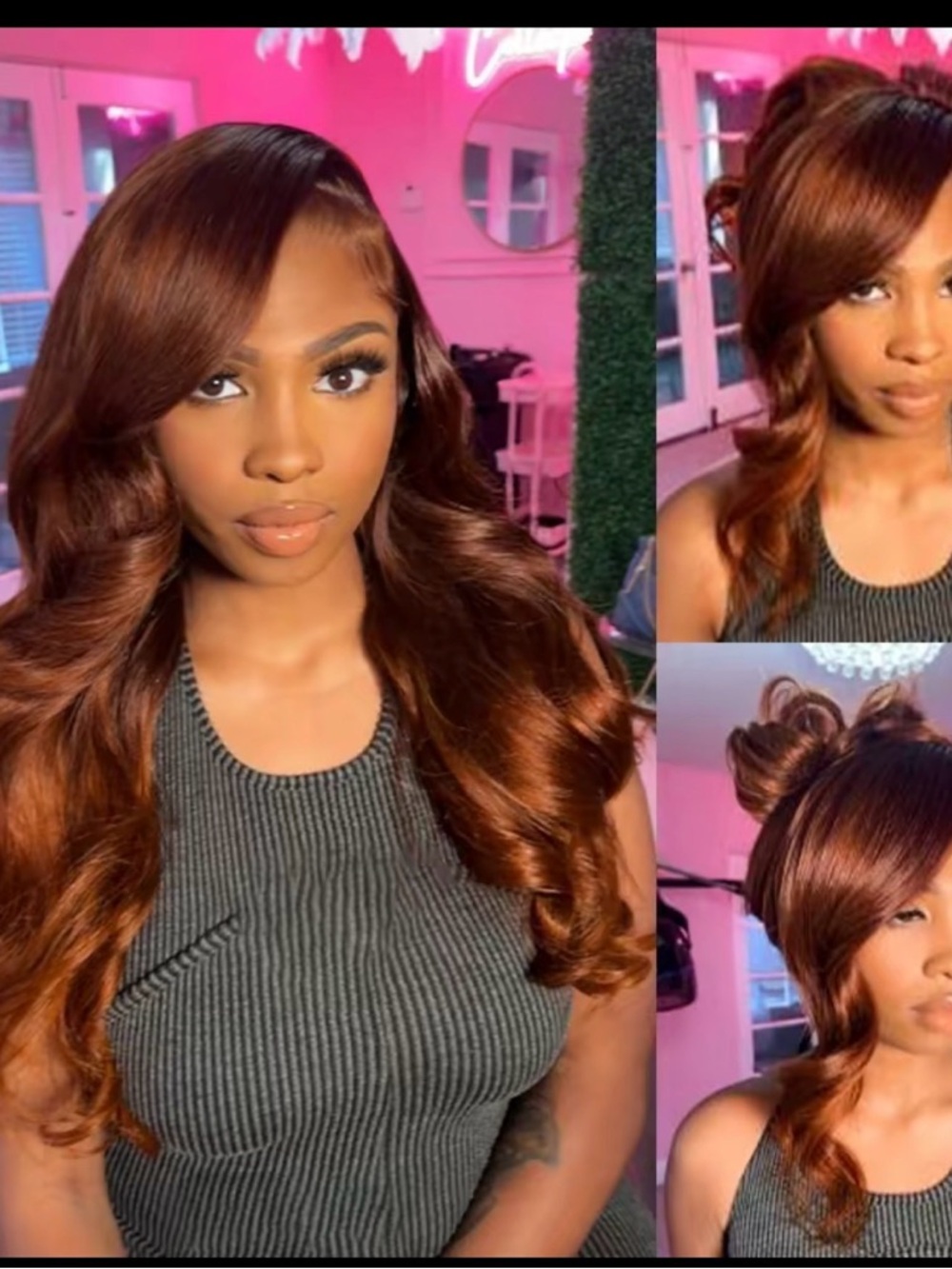 100% human hair 26”